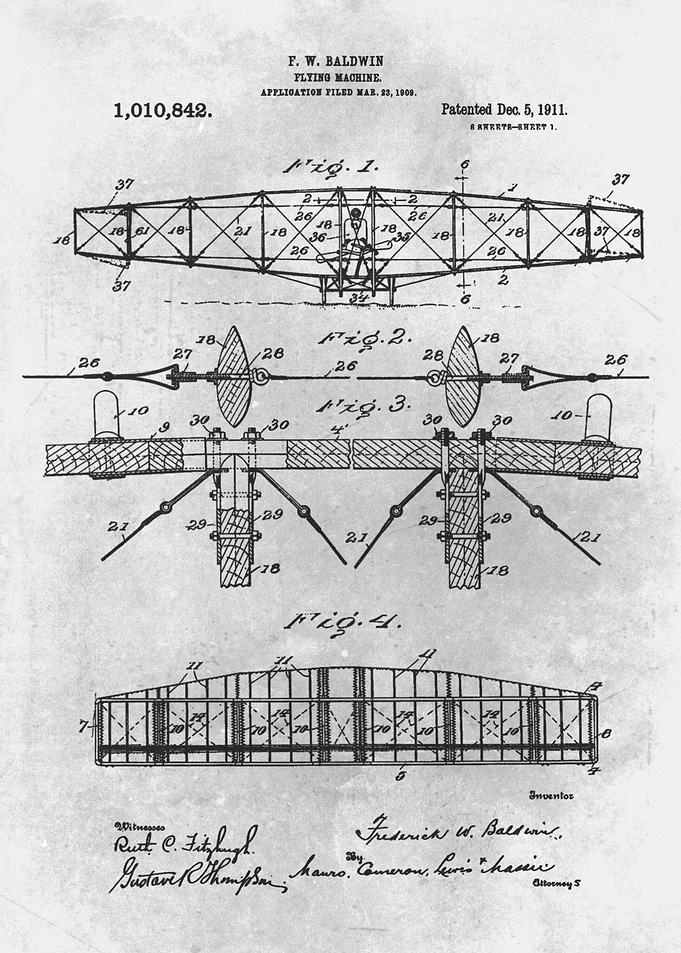 No001 1909 flying machine