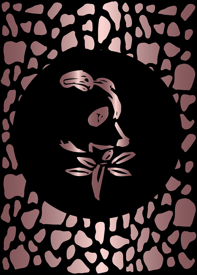 Rose Gold Panda 1