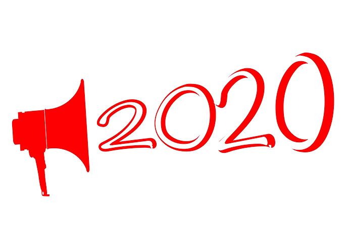 Red 2020 Megaphone