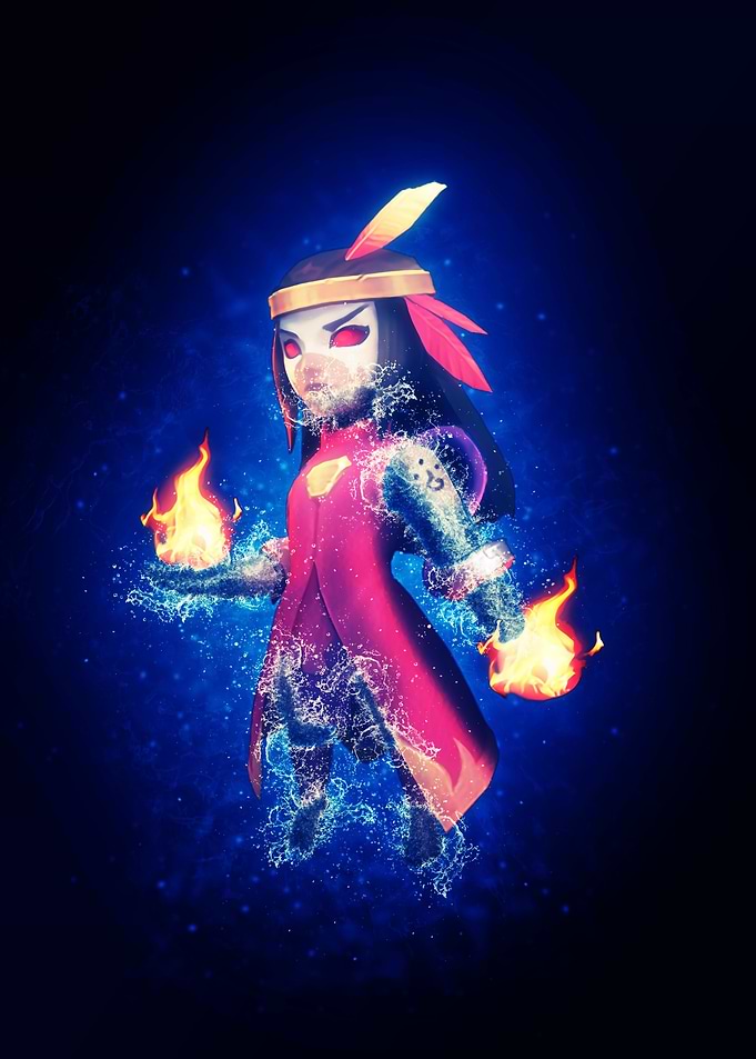 Flamming Wizard Autochess