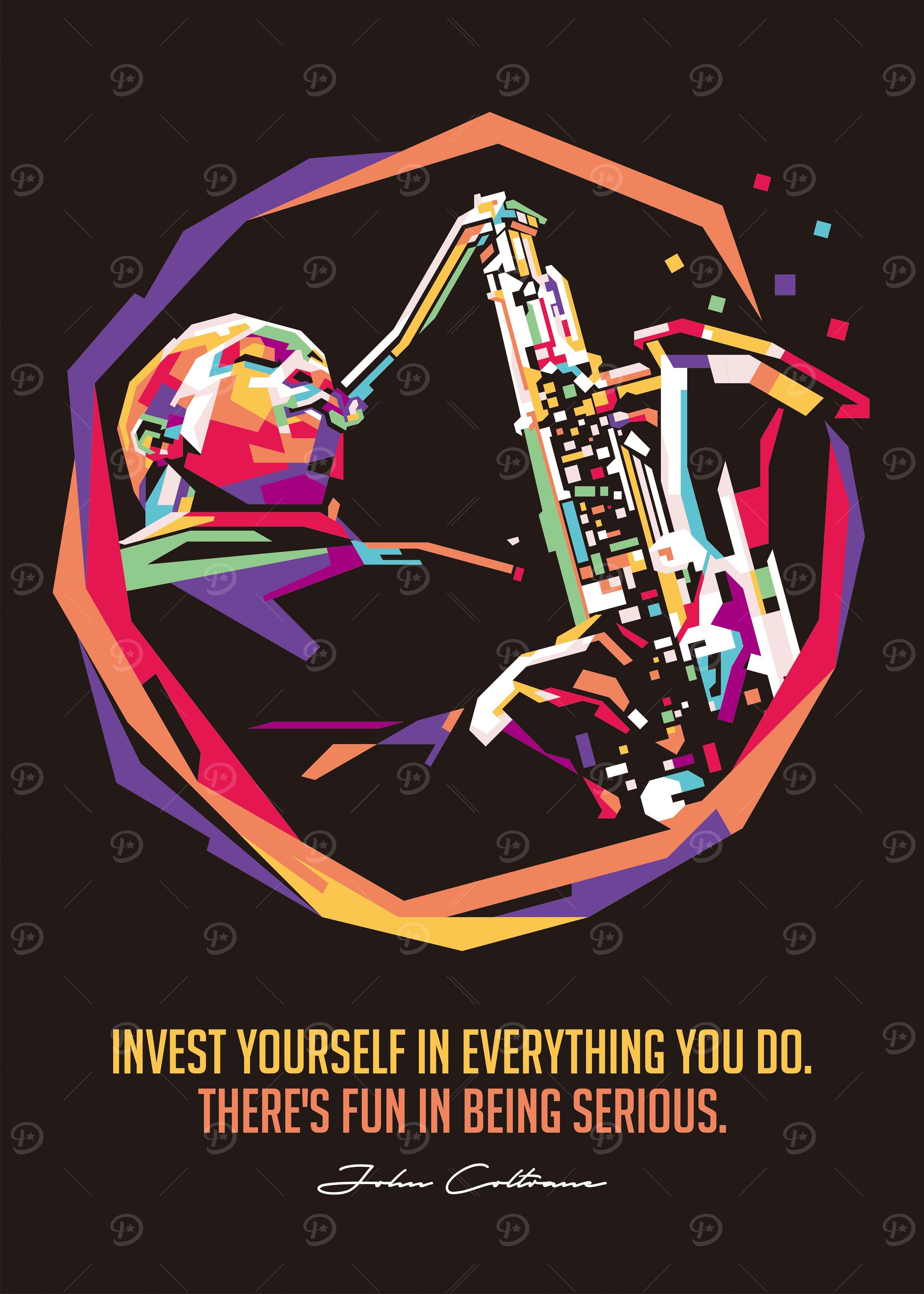 john coltrane popart