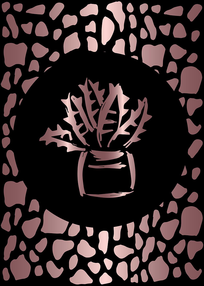 Rose Gold Cactus 1