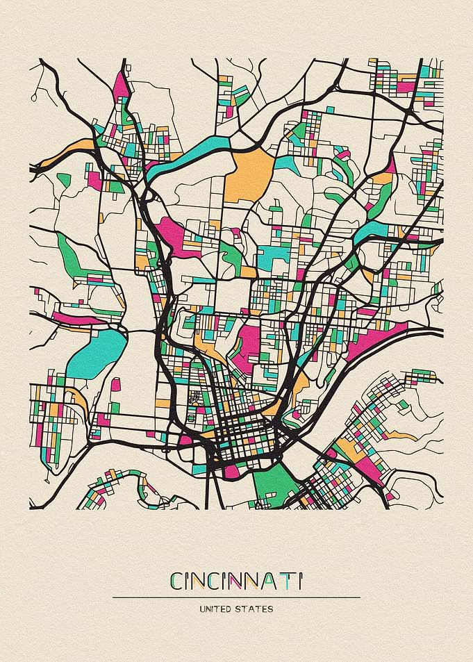 Cincinnati Map