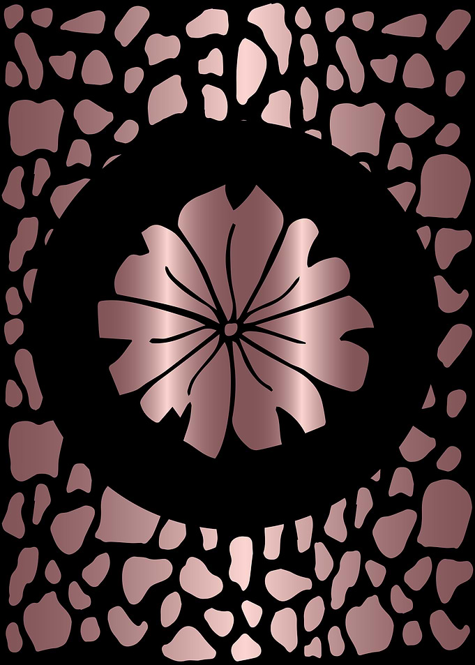 Rose Gold Flower 3