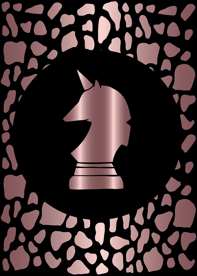 Rose Gold Unicorn 5