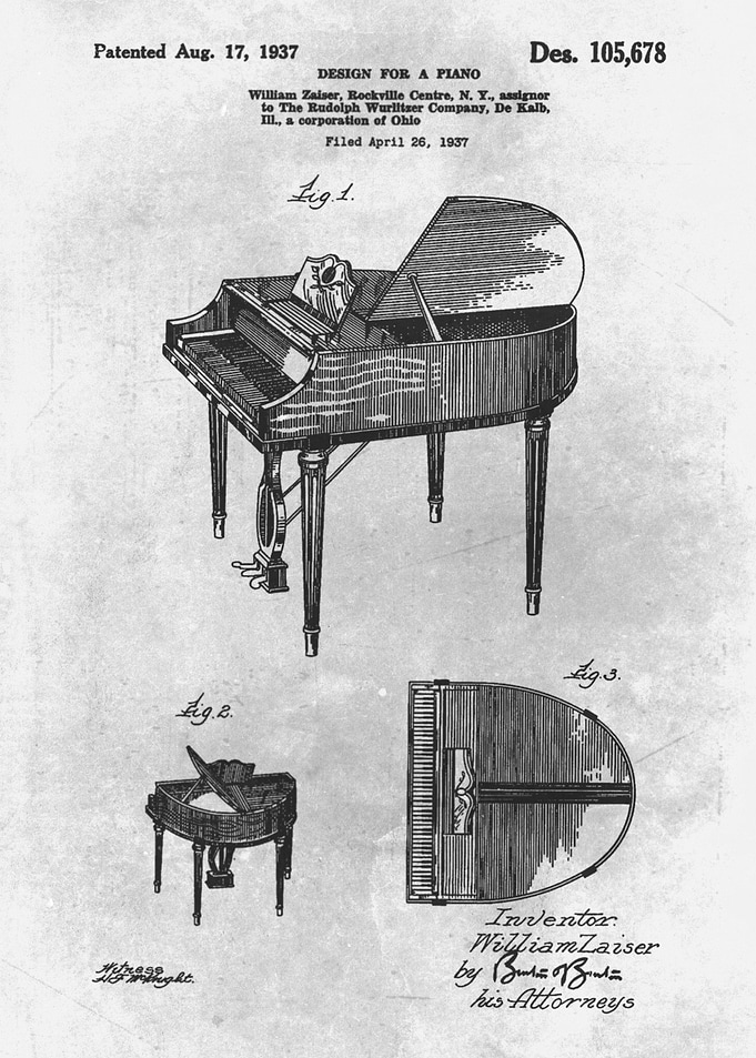 No078 design for a piano
