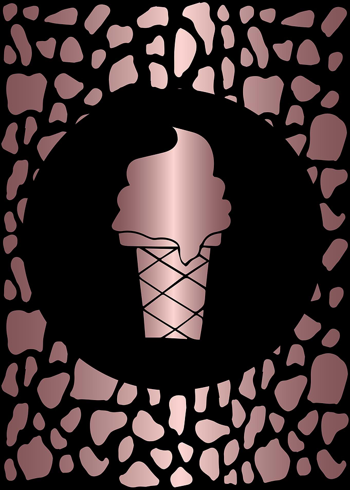 Rose Gold Ice Cream 1