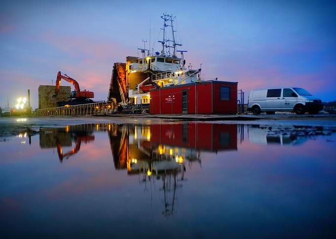 Harbour work