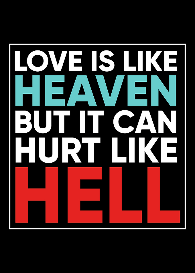 love can hurt like hell