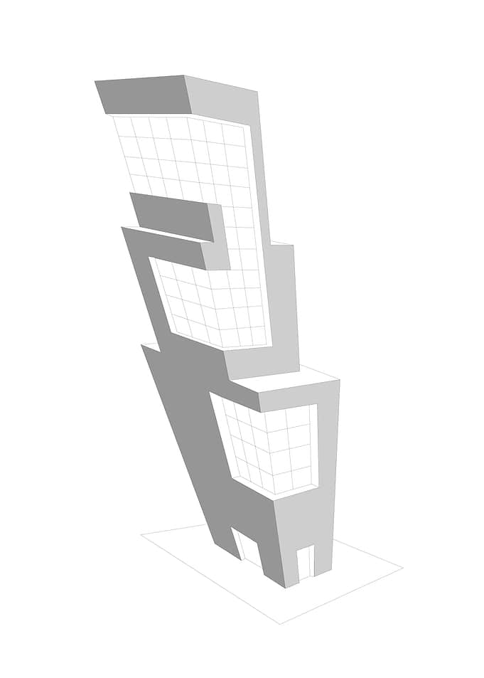 Illustrated building