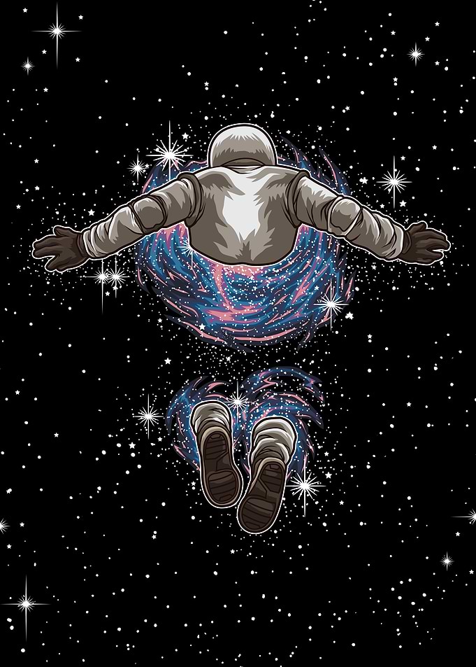 Astronaut goes into space