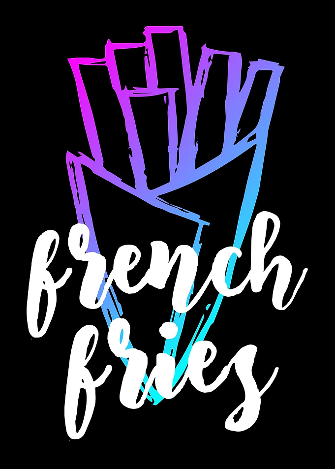 Neon Fries Food 3