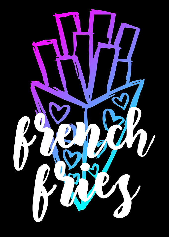 Neon Fries Food 10