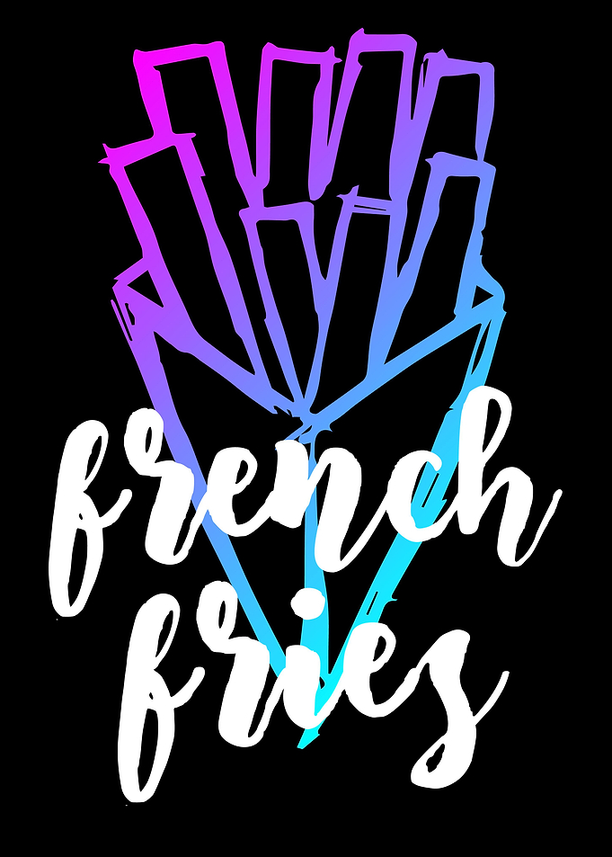 Neon Fries Food 8