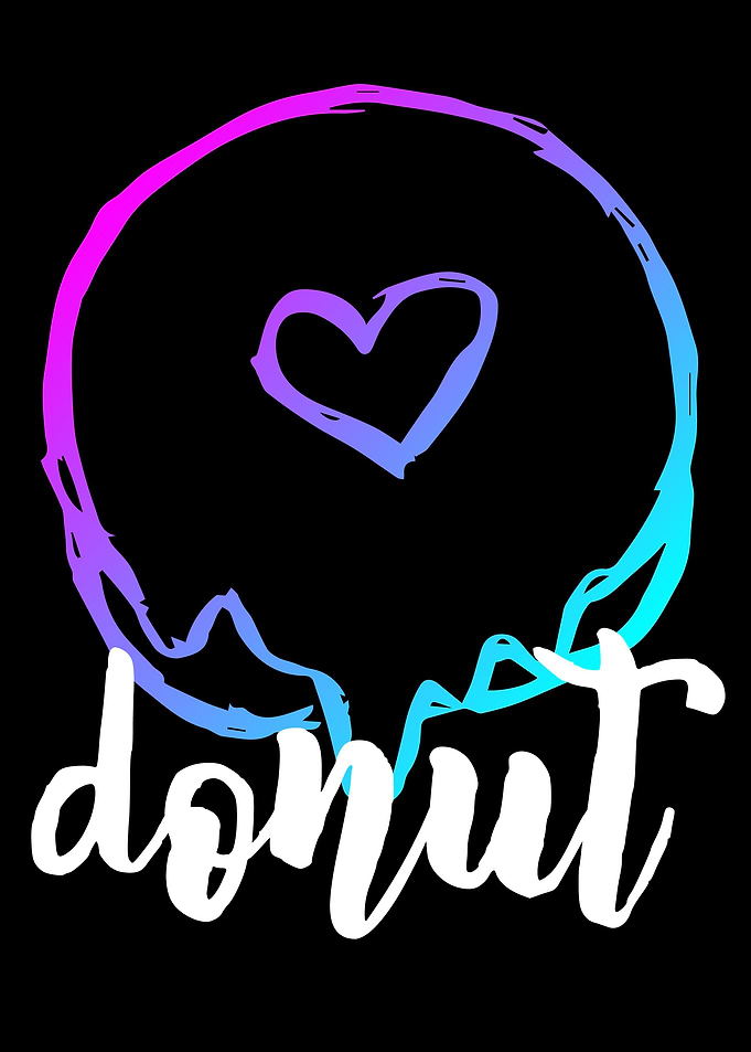 Neon Donut Food 15