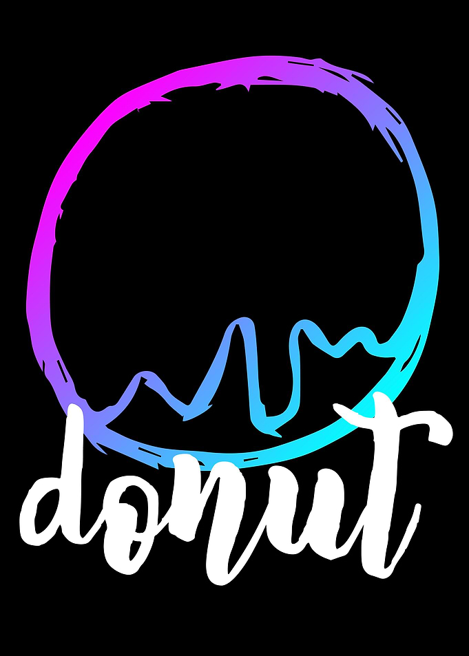 Neon Donut Food 2