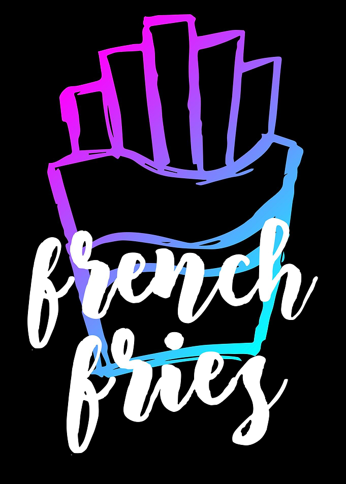 Neon Fries Food 11