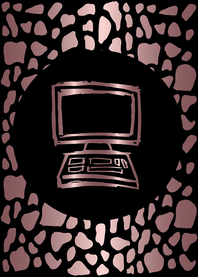 Rose Gold Computer 8
