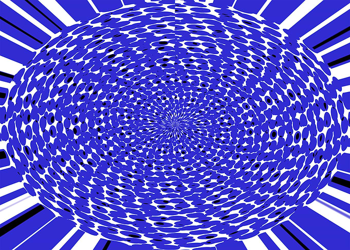 Blue abstract