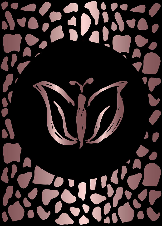 Rose Gold Butterfly 15