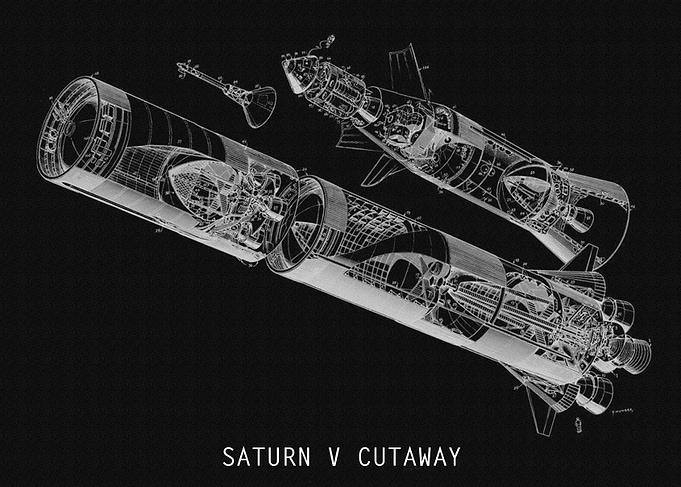 SATURN V CUTAWAY