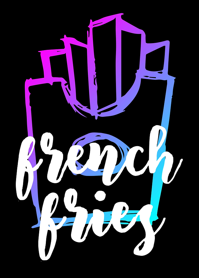 Neon Fries Food 7