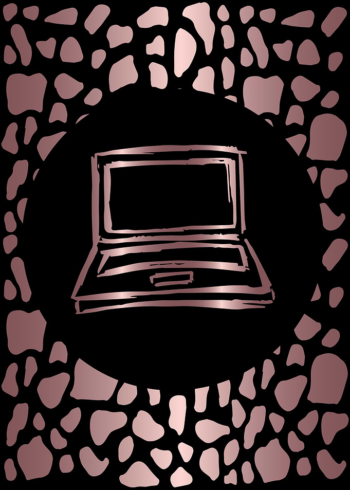 Rose Gold Computer 2