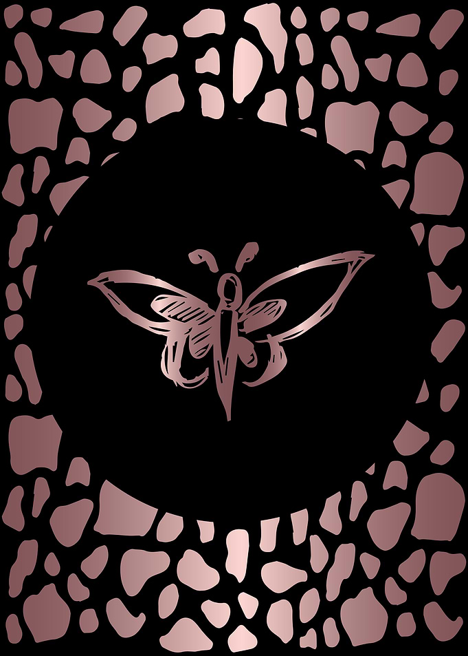 Rose Gold Butterfly 19