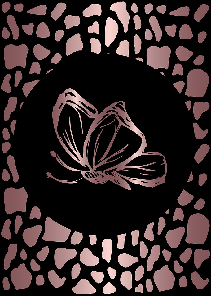 Rose Gold Butterfly 8