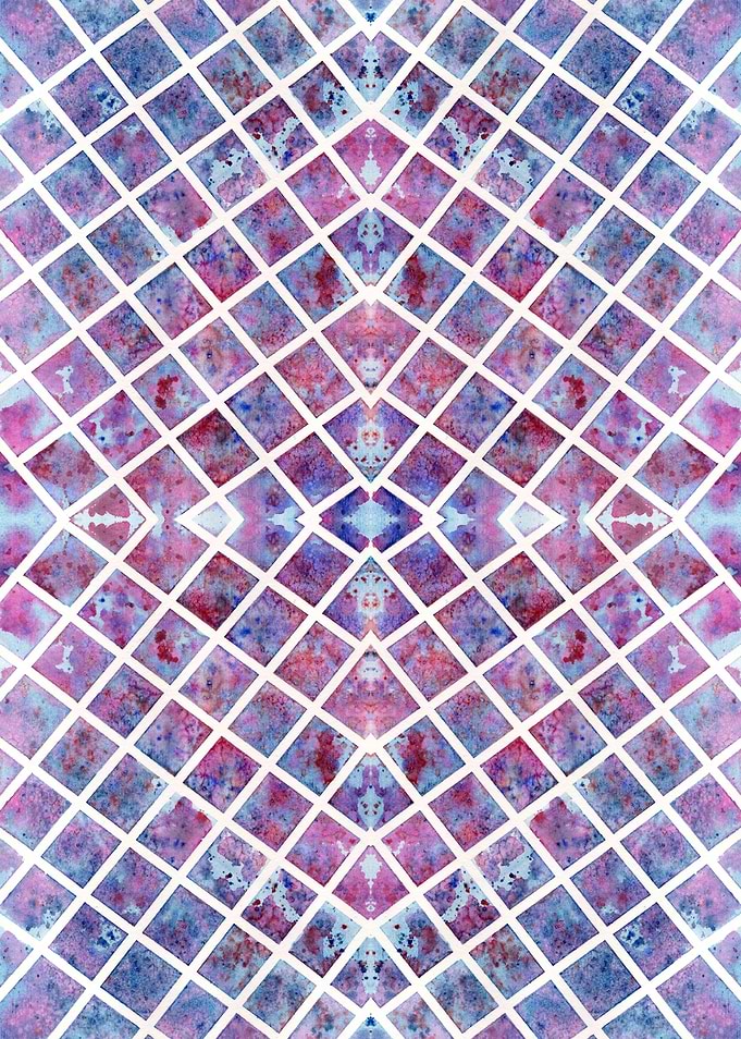 Blue and Purple Grid