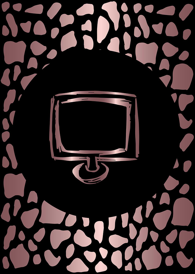 Rose Gold Computer 12