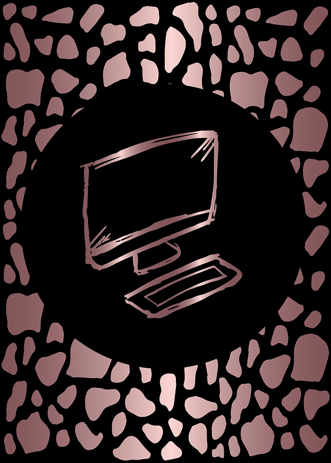 Rose Gold Computer 3
