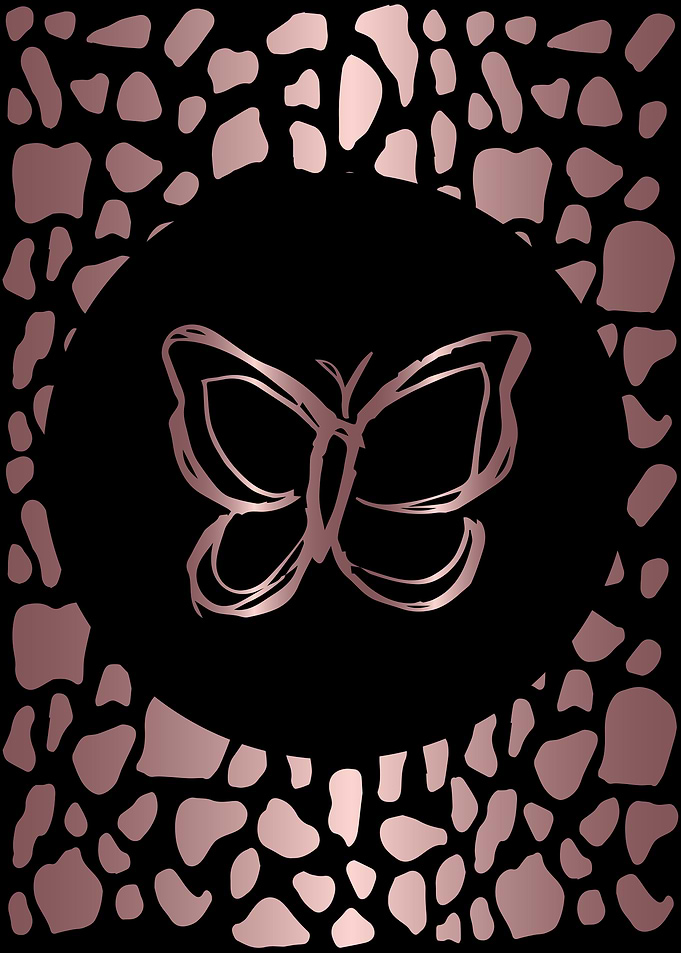 Rose Gold Butterfly 7
