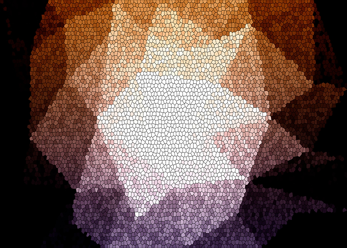Abstract low poly