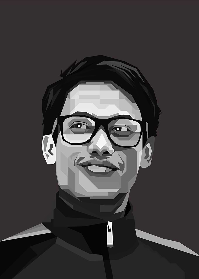 Guy Black White