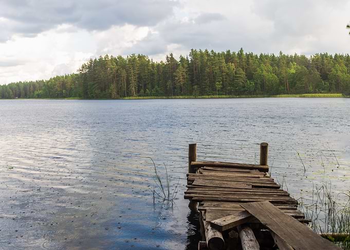 Lake at Rain