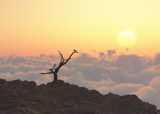 Mountain sunrise