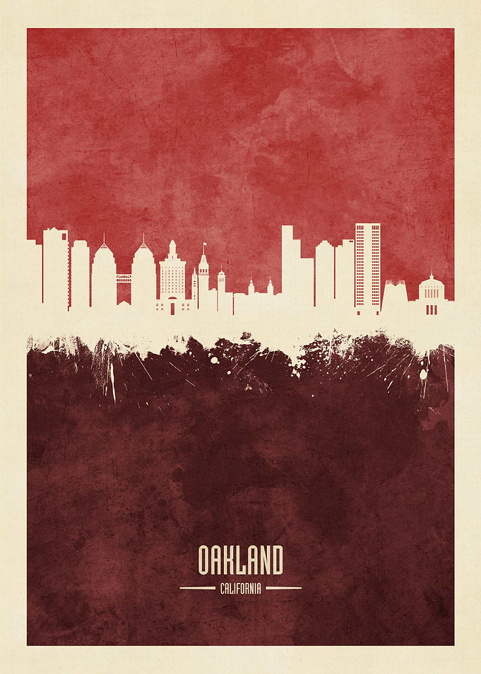 Oakland California Skyline