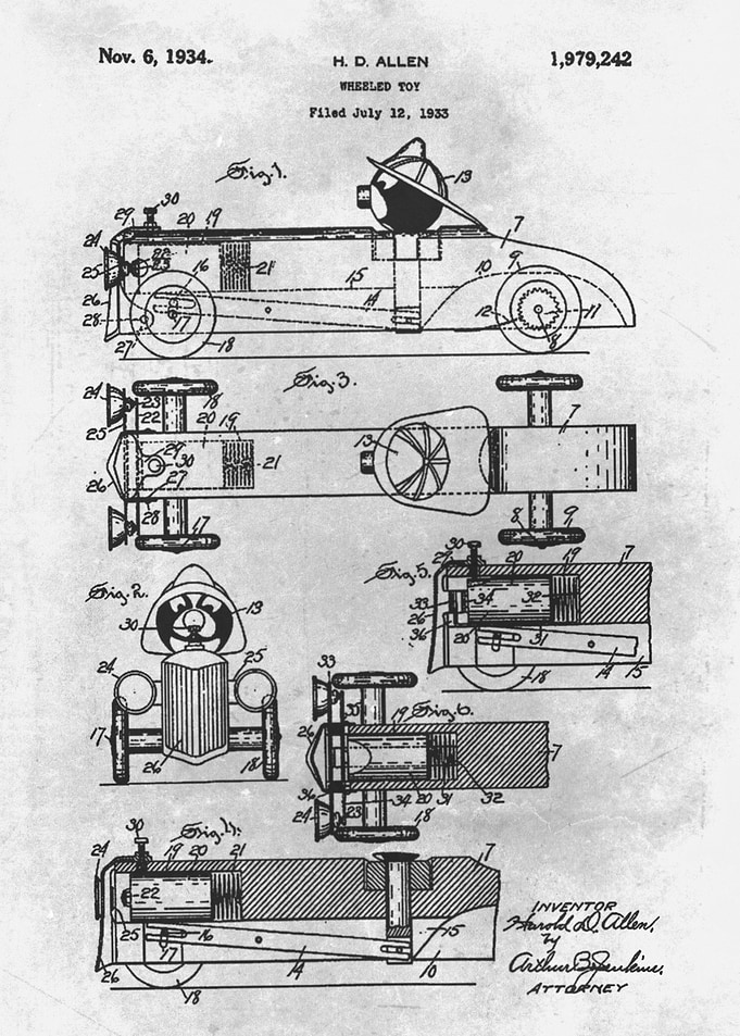No116 Wheeled toy