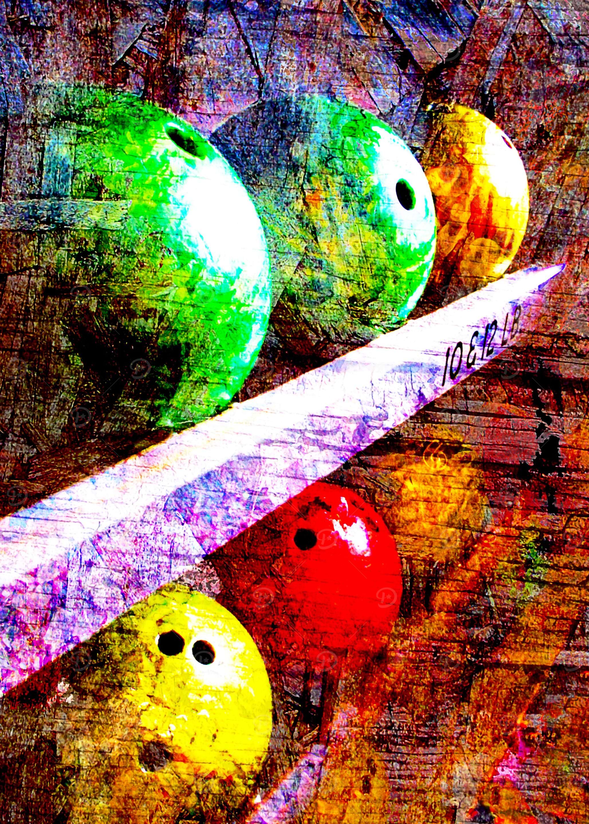 Bowling art print 4