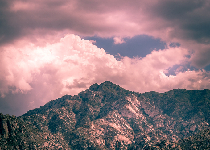 Mountain sunset