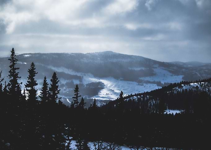 Snowy valley