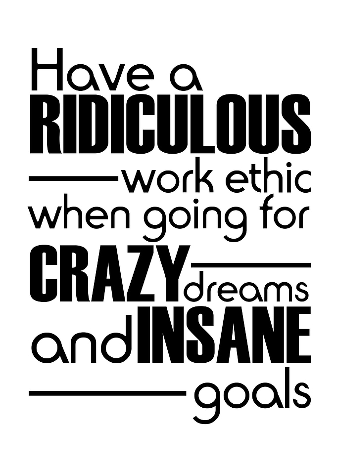 Goals quote art