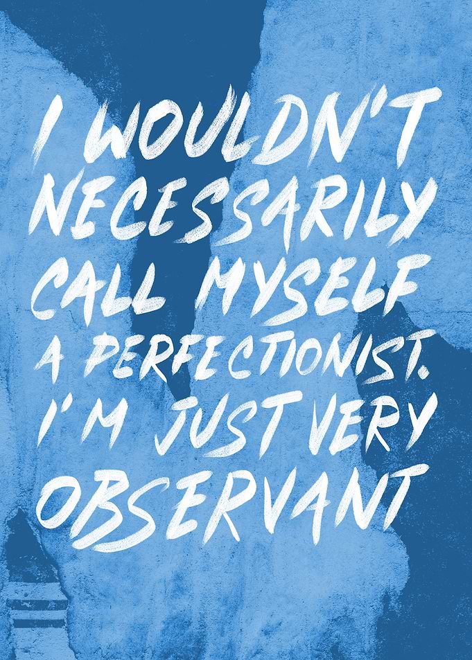 PERFECTIONIST Blue
