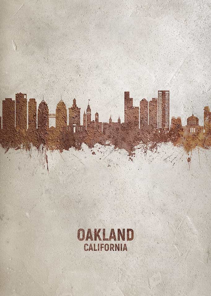 Oakland California Skyline