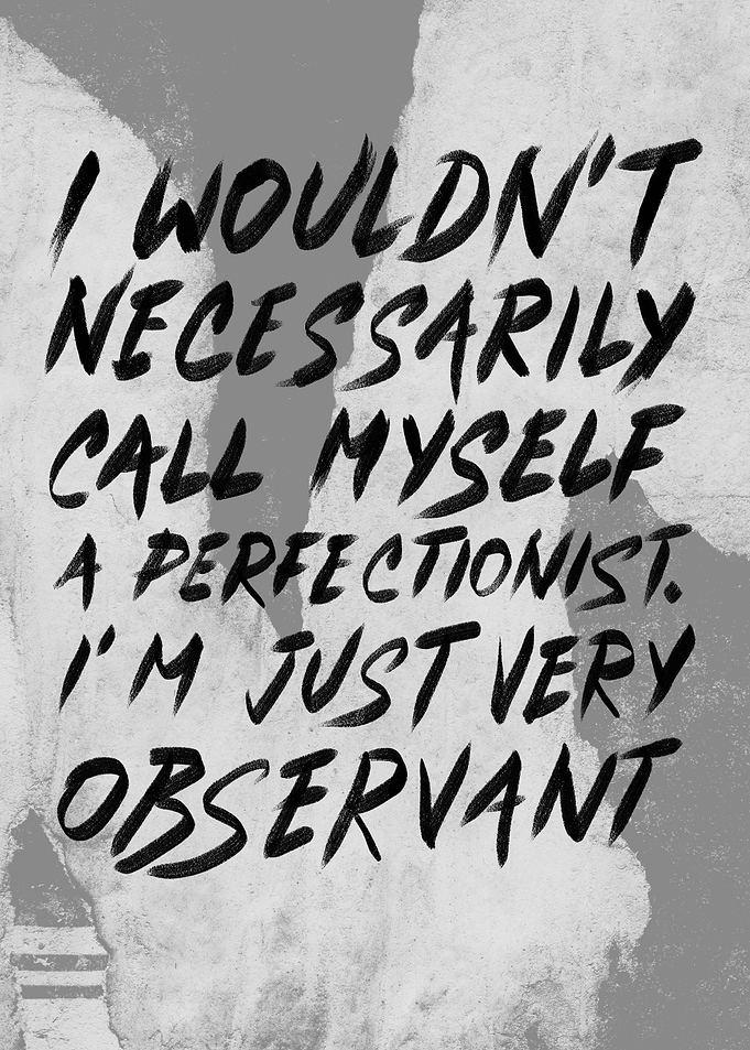 PERFECTIONIST Grey