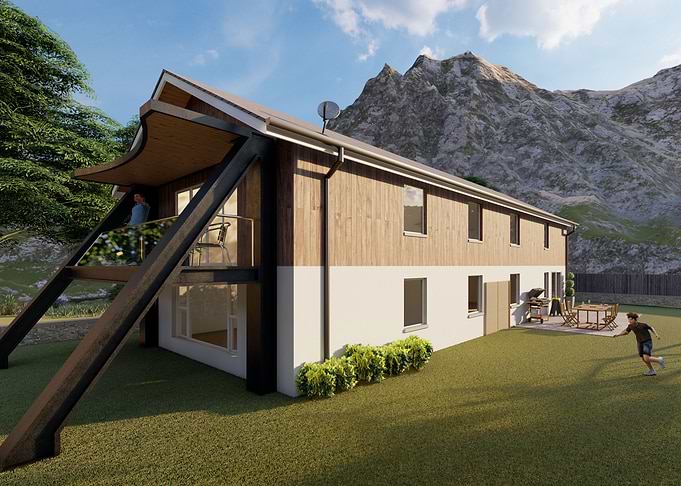 Modern Hilltop Home
