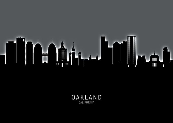 Oakland California Skyline
