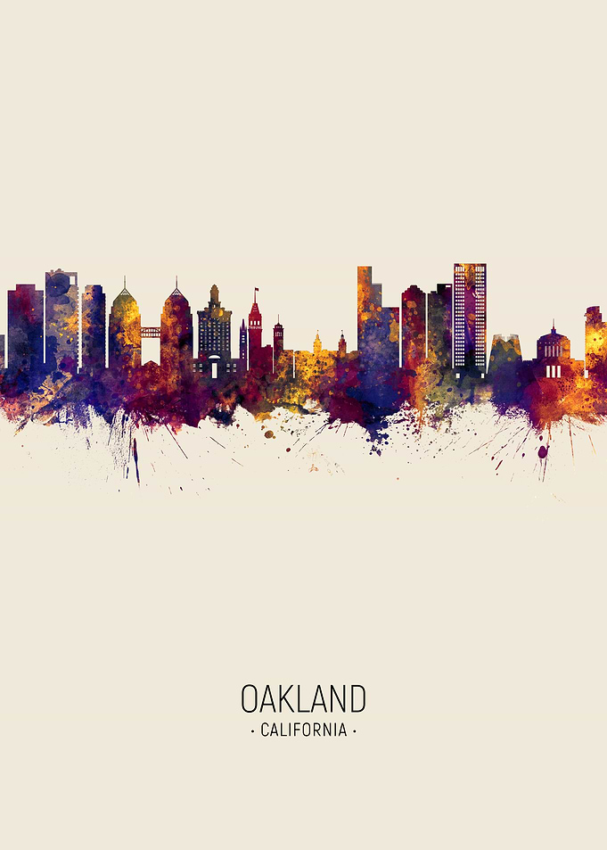 Oakland California Skyline