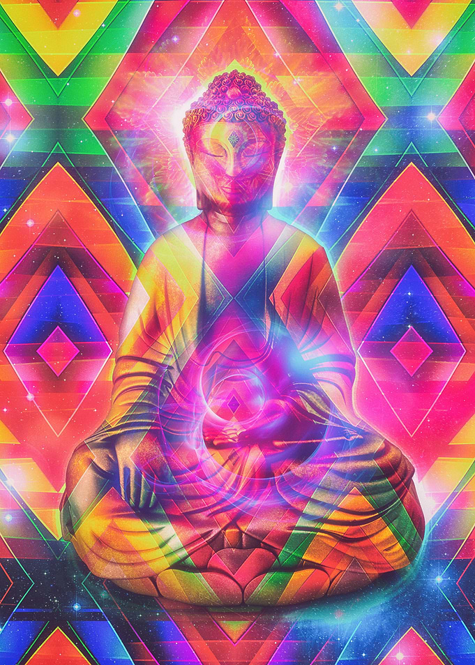 Psychedelic Buddha